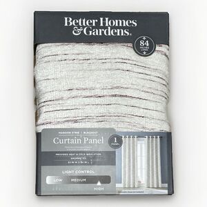 Better Homes & Gardens Maroon Strie Blackout Curtain Panel Heritage Russet